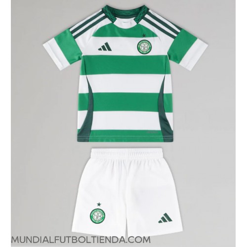 Camiseta Celtic Primera Equipación Replica 2024-25 para niños mangas cortas (+ Pantalones cortos)